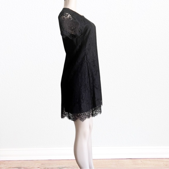 MADEWELL Black Lace A Line Cocktail Dress SZ 0 - Picture 6 of 6
